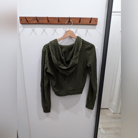 Aritzia thermal zip hoodie - Picture 2 of 5